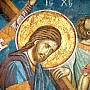 Crucificarea - detaliu frescă Mănăstirea Dečani, Kosovo, Serbia