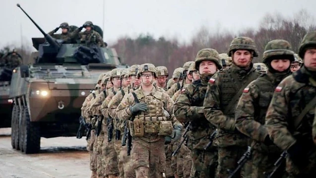 Un batalion cu militari americani, britanici și români va fi desfășurat în nord-estul Poloniei