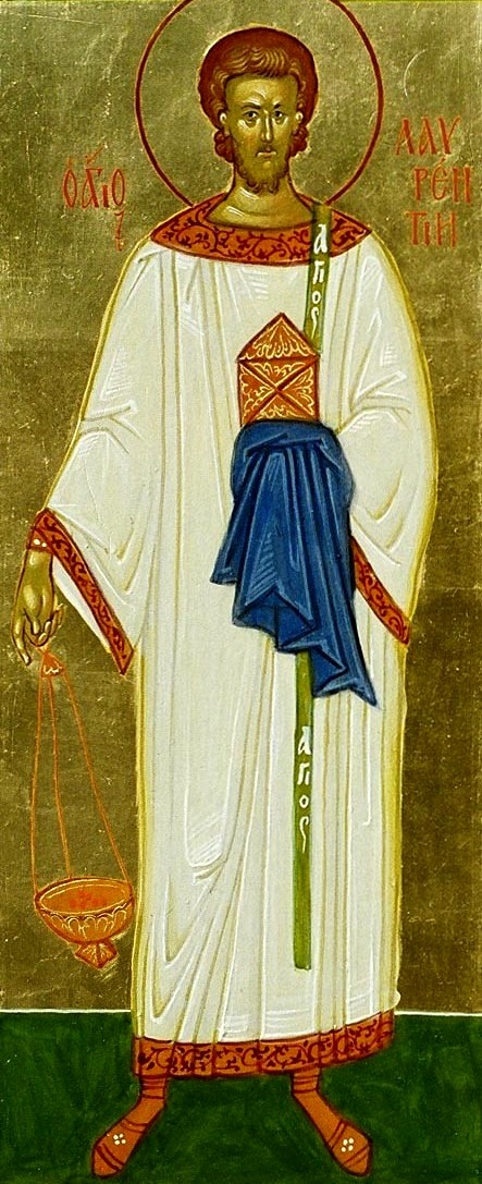 10 august: Sfântul Lavrentie (Laurențiu). Sf. Sfințit Mc. Xist, episcopul Romei; Sf. Mc. Ipolit