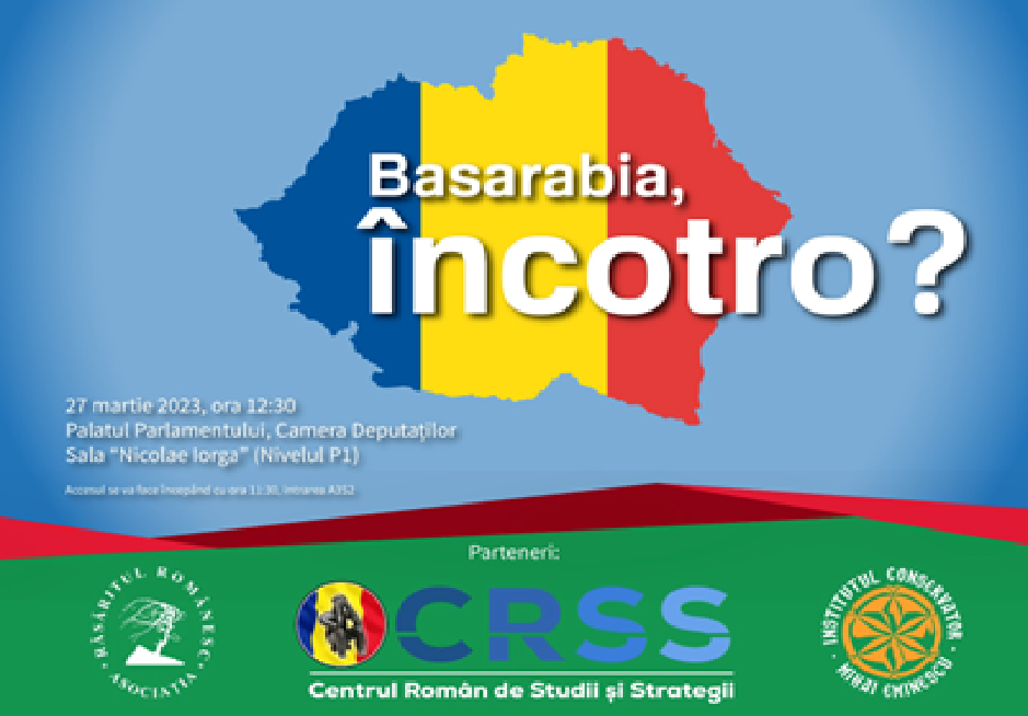 “Basarabia încotro?”. Conferință la Parlament la 105 ani de la Unirea Basarabiei cu România