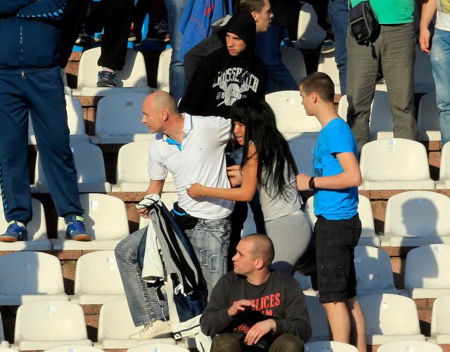 Violenţă la derbiul Serbiei, Steaua Roşie vs Partizan