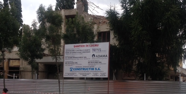 Demolarea fabricii de ciocolată Kandia