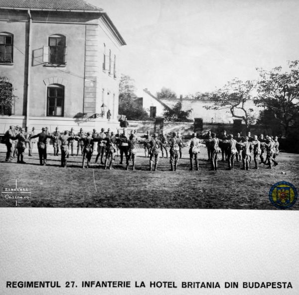 Regimentul 27 Infanterie la Hotel Britania