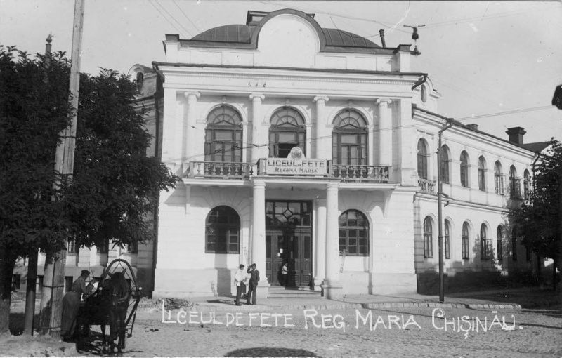 Școala de fete din Chișinău care i-a purtat numele Reginei Maria în perioada interbelică