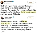 Majoritatea liderilor politici mondiali omit să vorbească despre „creștini” în urma atacurilor din Sri Lanka; dar vorbesc lejer despre „islam” și „islamofobie”