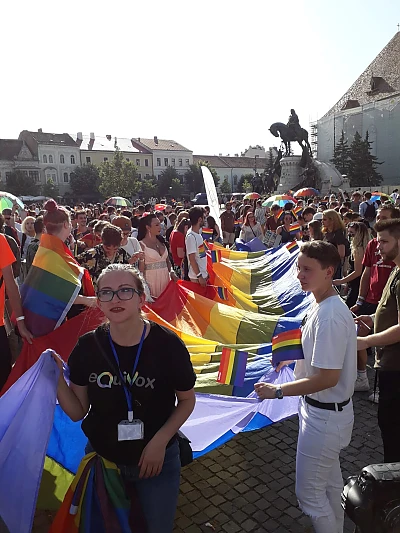 Marșul homosexualilor și Mitingul pentru Familie s-au desfășurat sâmbătă la Cluj-Napoca