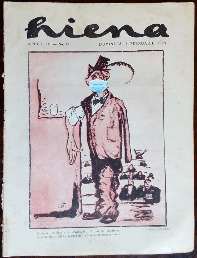 HIENA, una dintre revistele maestrului presei române, Pamfil Șeicaru (foto dreapta - Ziarul LUMINA)