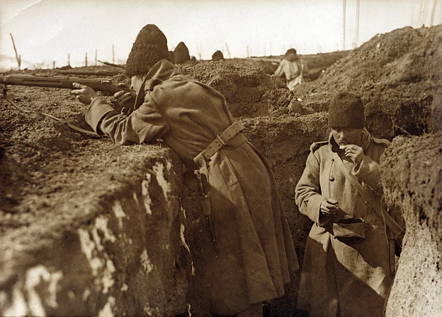 În tranșeele războiului pentru Marea Unire - Foto: Arhivele Naționale ale României