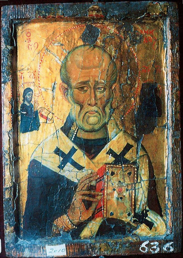 Sf. Ierarh Nicolae - Mănăstirea Sinai via Apocalyps Icon - FB