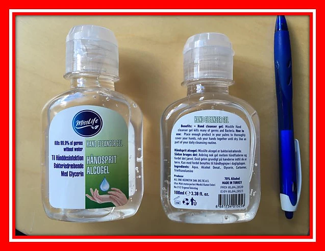 Un gel dezinfectant de mâini produs în Turcia pe bază de metanol poate afecta sănătatea consumatorilor, avertizează directorul Autorității Naționale pentru Protecția Consumatorilor