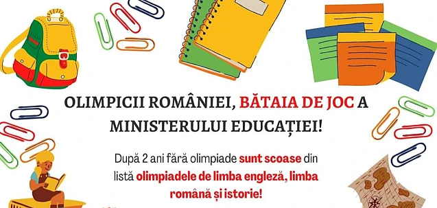 Limba Română, NU, Educație Sexuală, DA! AUR și AEC îi cer ministrului Educației, Sorin Cîmpeanu (PNL), reintroducerea disciplinelor Limba Română, Istorie și Limba Engleză în lista de materii pentru care se organizează Olimpiade Naționale