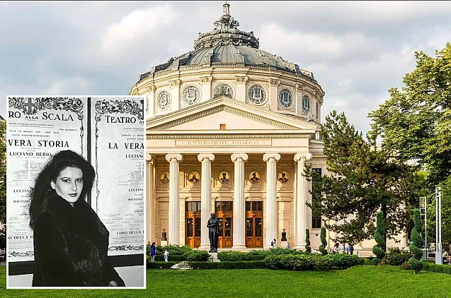 Vestea bună a zilei: Parcul din fața Ateneului Român a primit denumirea Grădina Mariana Nicolesco
