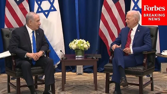 Ciudata Cruce pe care și-o face Biden la întâlnirea cu Netanyahu (VIDEO)