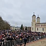 Zeci de mii de români s-au reunit astăzi într-un suflet creștinesc la Peștera Sf. Apostol Andrei din Comuna Ion Corvin. Printre cozile kilometrice s-a aflat și Gigi Becali. FOTO/ VIDEO